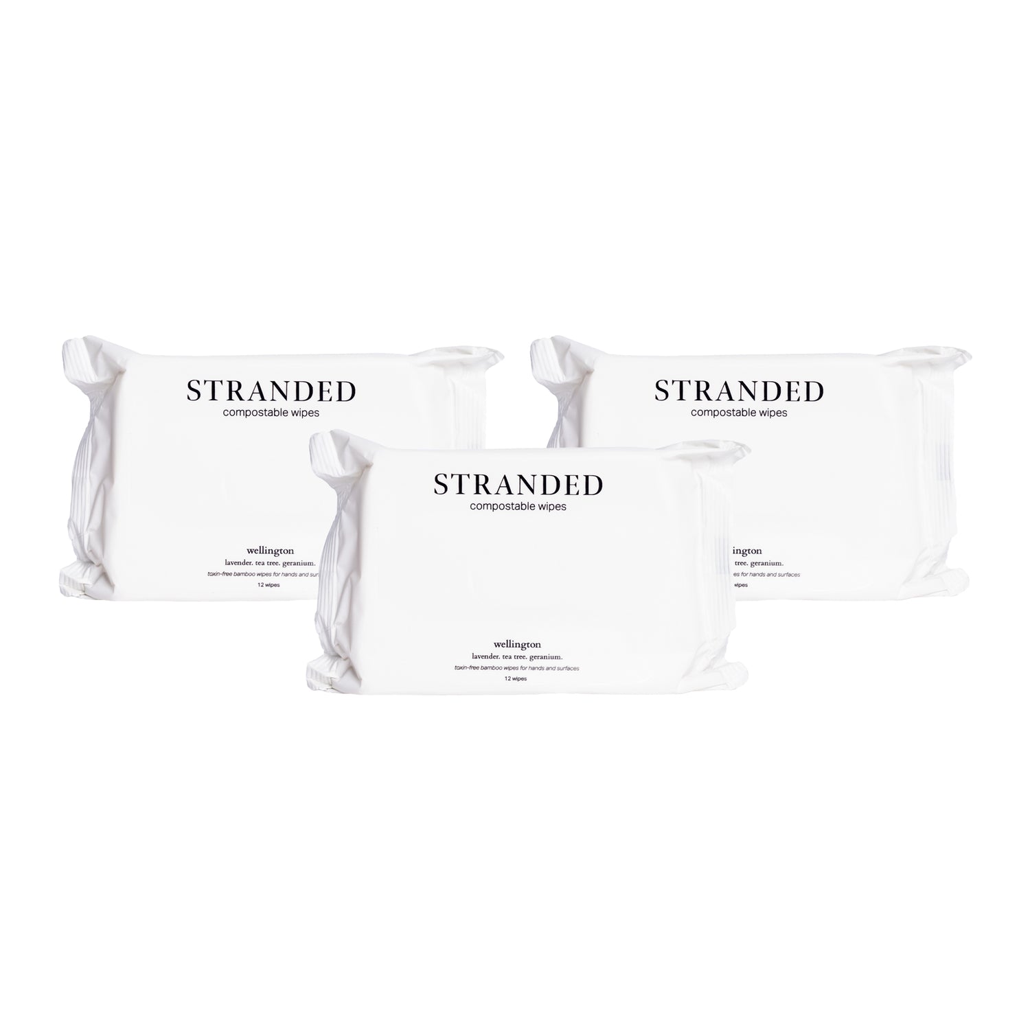 Compostable Wipes 3 Pack